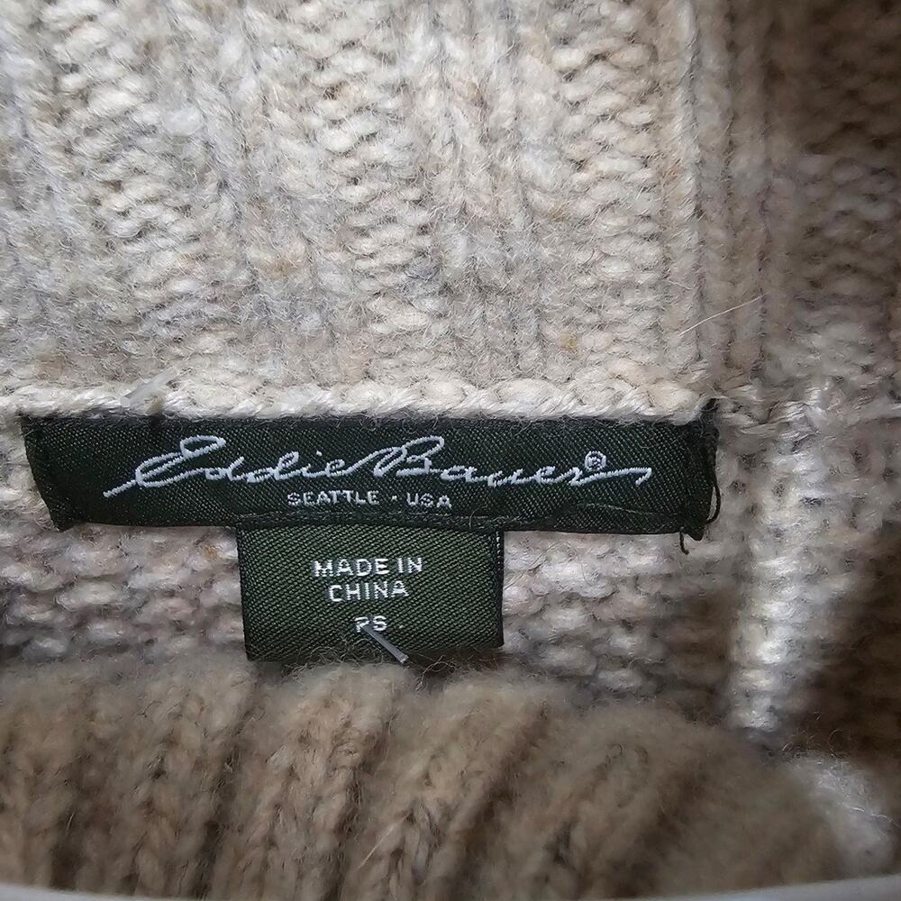 EDDIE BAUER WOOL TURTLE‎ NECK SWEATER - Picture 4 of 8